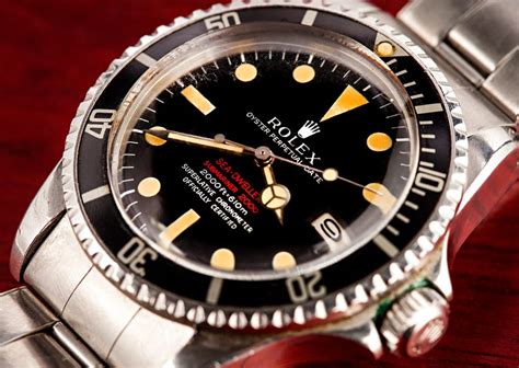 vintage rolex sea dweller double red